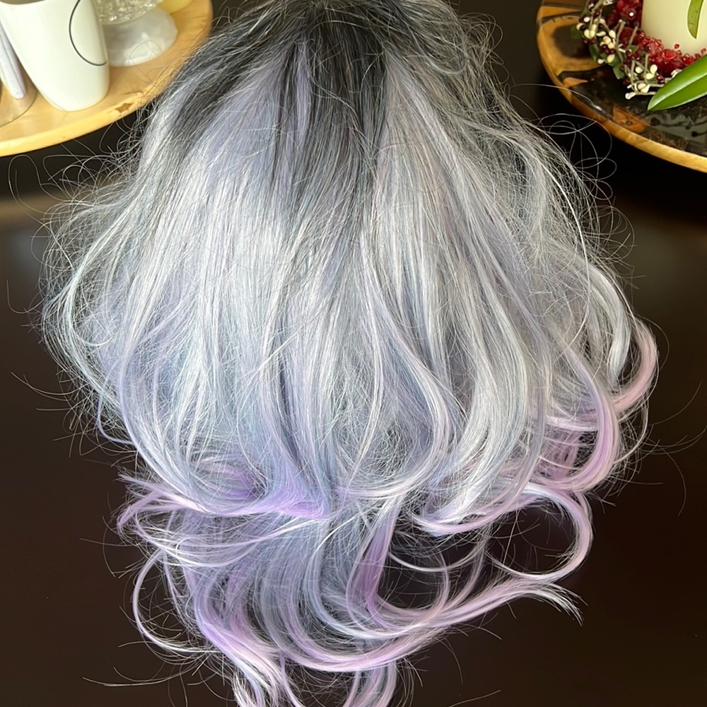 New purple wig